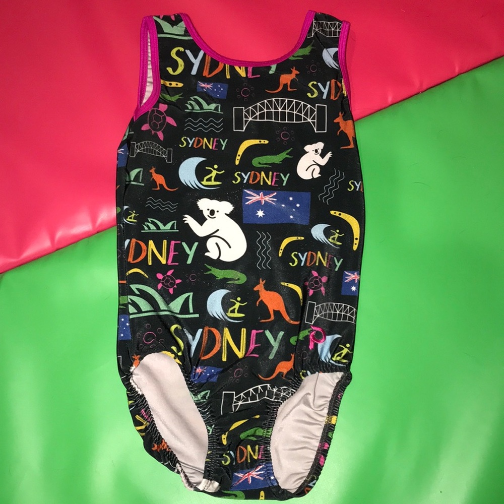 Plum Practice wear gymnastics leotard